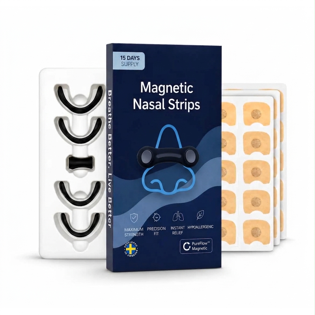 Beauty Sleep™ - Magnetiska näsband för djupare sömn